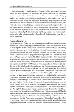 Image of the Page - 106 - in Kommunen im Klimawandel - Best Practices als Chance zur grünen Transformation?