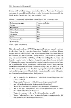 Image of the Page - 108 - in Kommunen im Klimawandel - Best Practices als Chance zur grünen Transformation?