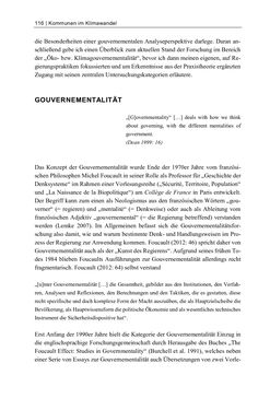 Image of the Page - 116 - in Kommunen im Klimawandel - Best Practices als Chance zur grünen Transformation?