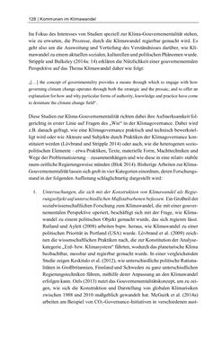 Image of the Page - 128 - in Kommunen im Klimawandel - Best Practices als Chance zur grünen Transformation?