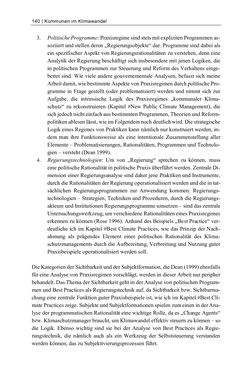 Image of the Page - 140 - in Kommunen im Klimawandel - Best Practices als Chance zur grünen Transformation?