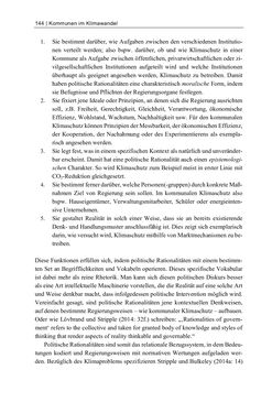 Image of the Page - 144 - in Kommunen im Klimawandel - Best Practices als Chance zur grünen Transformation?