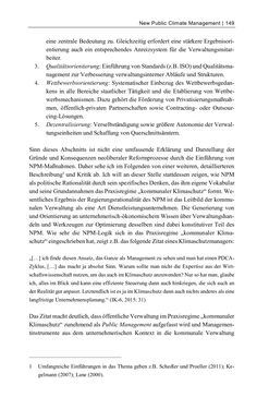 Bild der Seite - 149 - in Kommunen im Klimawandel - Best Practices als Chance zur grünen Transformation?