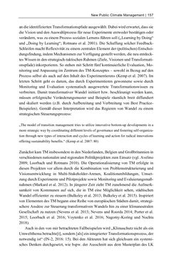 Bild der Seite - 157 - in Kommunen im Klimawandel - Best Practices als Chance zur grünen Transformation?