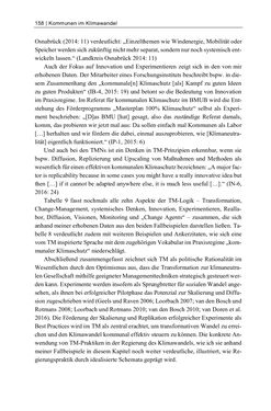 Image of the Page - 158 - in Kommunen im Klimawandel - Best Practices als Chance zur grünen Transformation?