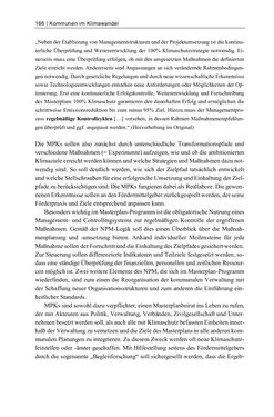 Image of the Page - 166 - in Kommunen im Klimawandel - Best Practices als Chance zur grünen Transformation?