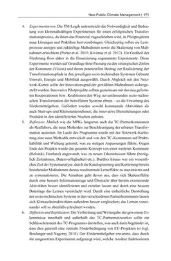 Bild der Seite - 171 - in Kommunen im Klimawandel - Best Practices als Chance zur grünen Transformation?