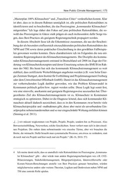 Image of the Page - 173 - in Kommunen im Klimawandel - Best Practices als Chance zur grünen Transformation?