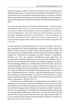 Image of the Page - 177 - in Kommunen im Klimawandel - Best Practices als Chance zur grünen Transformation?