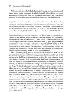 Image of the Page - 178 - in Kommunen im Klimawandel - Best Practices als Chance zur grünen Transformation?