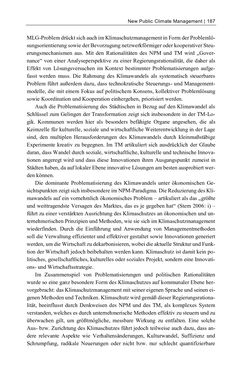 Image of the Page - 187 - in Kommunen im Klimawandel - Best Practices als Chance zur grünen Transformation?