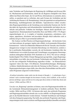 Image of the Page - 192 - in Kommunen im Klimawandel - Best Practices als Chance zur grünen Transformation?