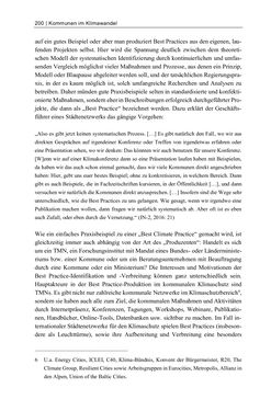 Image of the Page - 200 - in Kommunen im Klimawandel - Best Practices als Chance zur grünen Transformation?