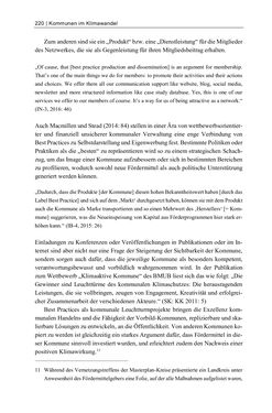Bild der Seite - 220 - in Kommunen im Klimawandel - Best Practices als Chance zur grünen Transformation?