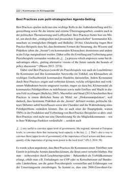 Image of the Page - 222 - in Kommunen im Klimawandel - Best Practices als Chance zur grünen Transformation?