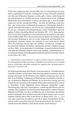 Image of the Page - 243 - in Kommunen im Klimawandel - Best Practices als Chance zur grünen Transformation?