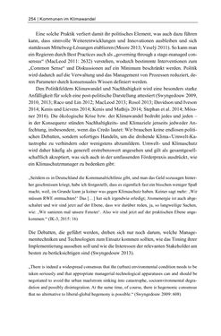 Image of the Page - 254 - in Kommunen im Klimawandel - Best Practices als Chance zur grünen Transformation?