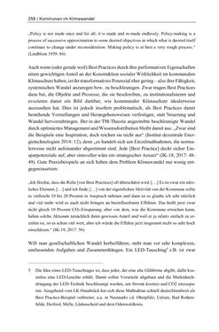 Bild der Seite - 258 - in Kommunen im Klimawandel - Best Practices als Chance zur grünen Transformation?