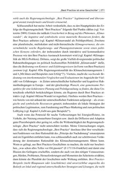 Image of the Page - 271 - in Kommunen im Klimawandel - Best Practices als Chance zur grünen Transformation?