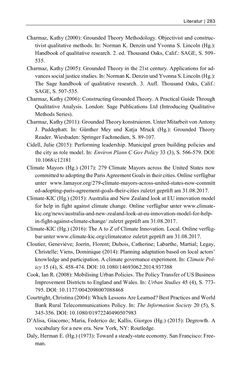 Image of the Page - 283 - in Kommunen im Klimawandel - Best Practices als Chance zur grünen Transformation?