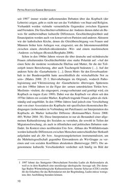 Image of the Page - 10 - in Der Stoff, aus dem Konflikte sind - Debatten um das Kopftuch in Deutschland, Österreich und der Schweiz