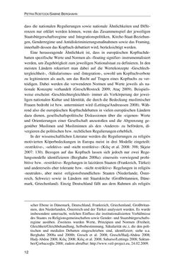 Image of the Page - 12 - in Der Stoff, aus dem Konflikte sind - Debatten um das Kopftuch in Deutschland, Österreich und der Schweiz