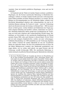 Image of the Page - 13 - in Der Stoff, aus dem Konflikte sind - Debatten um das Kopftuch in Deutschland, Österreich und der Schweiz