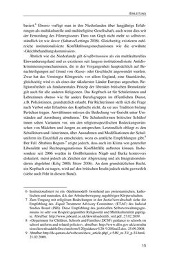 Bild der Seite - 15 - in Der Stoff, aus dem Konflikte sind - Debatten um das Kopftuch in Deutschland, Österreich und der Schweiz