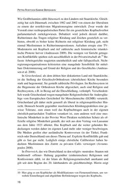 Image of the Page - 16 - in Der Stoff, aus dem Konflikte sind - Debatten um das Kopftuch in Deutschland, Österreich und der Schweiz