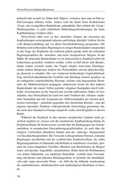 Image of the Page - 18 - in Der Stoff, aus dem Konflikte sind - Debatten um das Kopftuch in Deutschland, Österreich und der Schweiz
