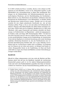 Image of the Page - 24 - in Der Stoff, aus dem Konflikte sind - Debatten um das Kopftuch in Deutschland, Österreich und der Schweiz