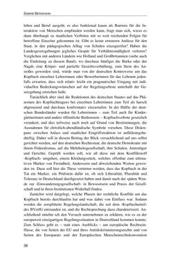 Image of the Page - 36 - in Der Stoff, aus dem Konflikte sind - Debatten um das Kopftuch in Deutschland, Österreich und der Schweiz