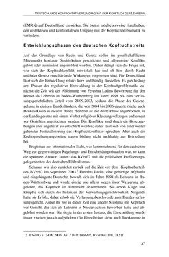 Image of the Page - 37 - in Der Stoff, aus dem Konflikte sind - Debatten um das Kopftuch in Deutschland, Österreich und der Schweiz