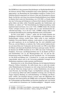 Bild der Seite - 65 - in Der Stoff, aus dem Konflikte sind - Debatten um das Kopftuch in Deutschland, Österreich und der Schweiz