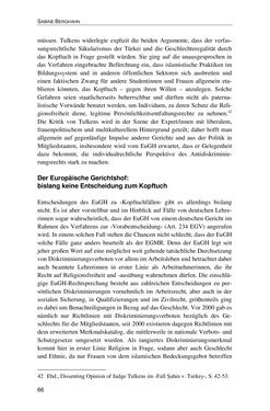 Bild der Seite - 66 - in Der Stoff, aus dem Konflikte sind - Debatten um das Kopftuch in Deutschland, Österreich und der Schweiz