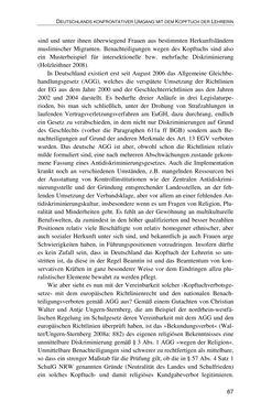 Image of the Page - 67 - in Der Stoff, aus dem Konflikte sind - Debatten um das Kopftuch in Deutschland, Österreich und der Schweiz