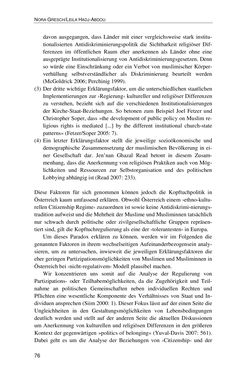 Image of the Page - 76 - in Der Stoff, aus dem Konflikte sind - Debatten um das Kopftuch in Deutschland, Österreich und der Schweiz