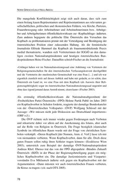 Image of the Page - 78 - in Der Stoff, aus dem Konflikte sind - Debatten um das Kopftuch in Deutschland, Österreich und der Schweiz