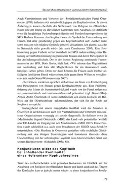 Image of the Page - 79 - in Der Stoff, aus dem Konflikte sind - Debatten um das Kopftuch in Deutschland, Österreich und der Schweiz