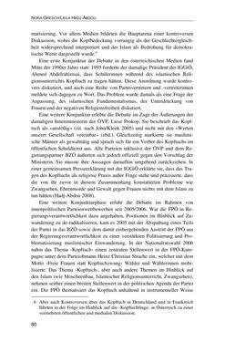 Image of the Page - 80 - in Der Stoff, aus dem Konflikte sind - Debatten um das Kopftuch in Deutschland, Österreich und der Schweiz