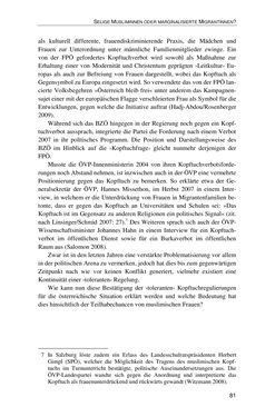Image of the Page - 81 - in Der Stoff, aus dem Konflikte sind - Debatten um das Kopftuch in Deutschland, Österreich und der Schweiz