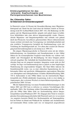 Image of the Page - 82 - in Der Stoff, aus dem Konflikte sind - Debatten um das Kopftuch in Deutschland, Österreich und der Schweiz