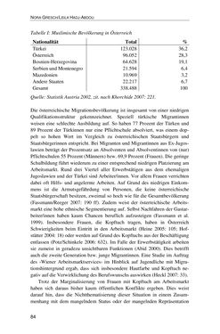 Image of the Page - 84 - in Der Stoff, aus dem Konflikte sind - Debatten um das Kopftuch in Deutschland, Österreich und der Schweiz