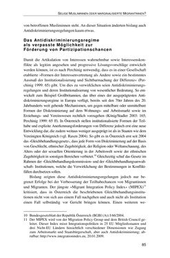 Image of the Page - 85 - in Der Stoff, aus dem Konflikte sind - Debatten um das Kopftuch in Deutschland, Österreich und der Schweiz