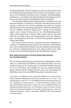 Image of the Page - 86 - in Der Stoff, aus dem Konflikte sind - Debatten um das Kopftuch in Deutschland, Österreich und der Schweiz