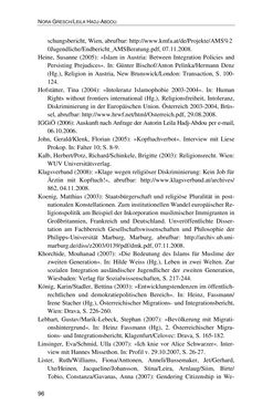 Image of the Page - 96 - in Der Stoff, aus dem Konflikte sind - Debatten um das Kopftuch in Deutschland, Österreich und der Schweiz