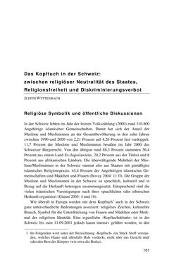 Image of the Page - 101 - in Der Stoff, aus dem Konflikte sind - Debatten um das Kopftuch in Deutschland, Österreich und der Schweiz