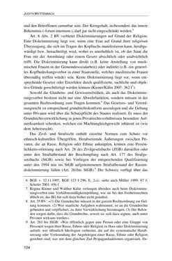 Image of the Page - 104 - in Der Stoff, aus dem Konflikte sind - Debatten um das Kopftuch in Deutschland, Österreich und der Schweiz