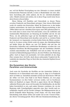 Bild der Seite - 132 - in Der Stoff, aus dem Konflikte sind - Debatten um das Kopftuch in Deutschland, Österreich und der Schweiz