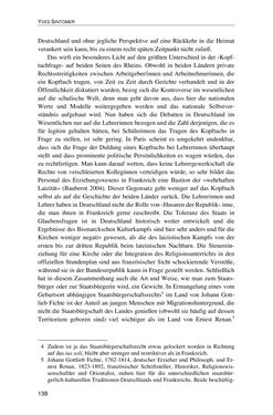 Bild der Seite - 138 - in Der Stoff, aus dem Konflikte sind - Debatten um das Kopftuch in Deutschland, Österreich und der Schweiz